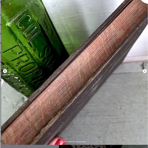 Antique Shabby School Book Independent Fifth Reader Illustrated Marble Edge 1883 - Picture 5 of 10